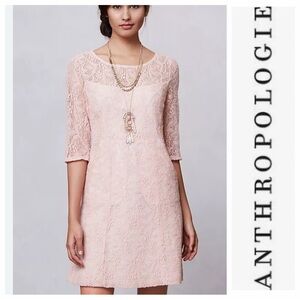 Anthropologie Maeve Lefkara Lace Dress Sz: M